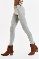 White Smoke Gisele High Rise Ankle Skinny Jeans Jeans