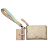 Tan Leah Combi Clutch Handbags, Wallets & Cases