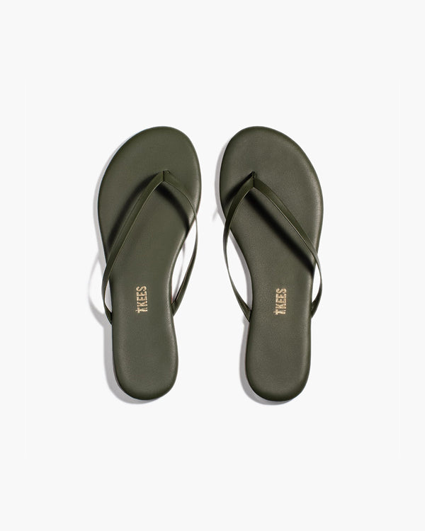 Dark Slate Gray Lily Liners | Forest Flip Flop