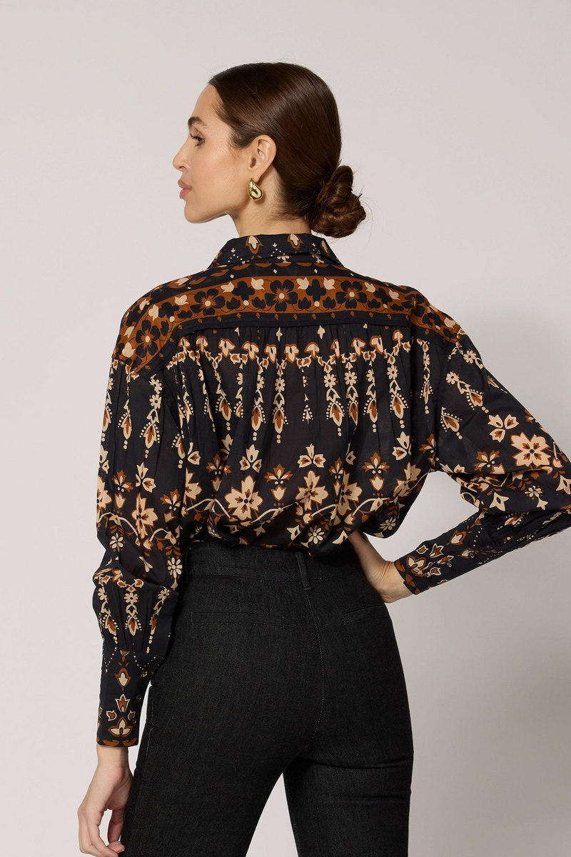 Black Mirabelle Blouse in La Vie Top