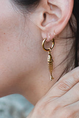 Rosy Brown Peter + June Earrings Earring