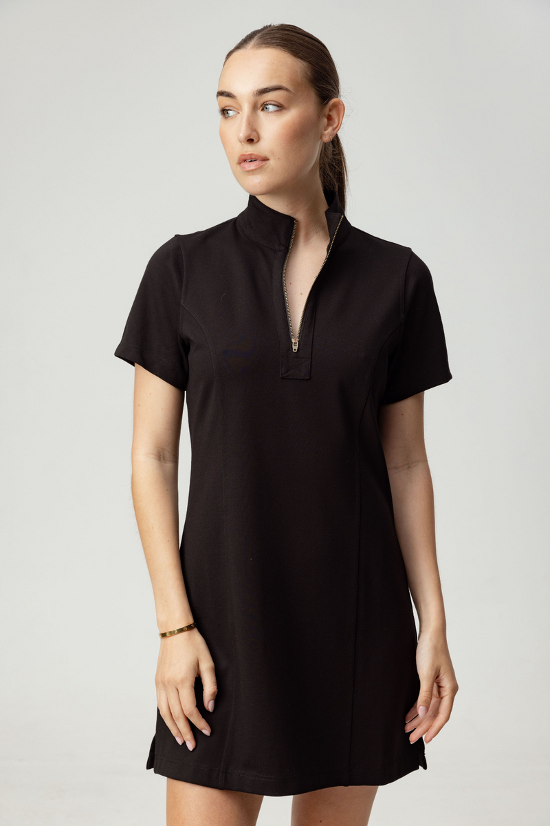 Black Evalina Dress Mini Dress