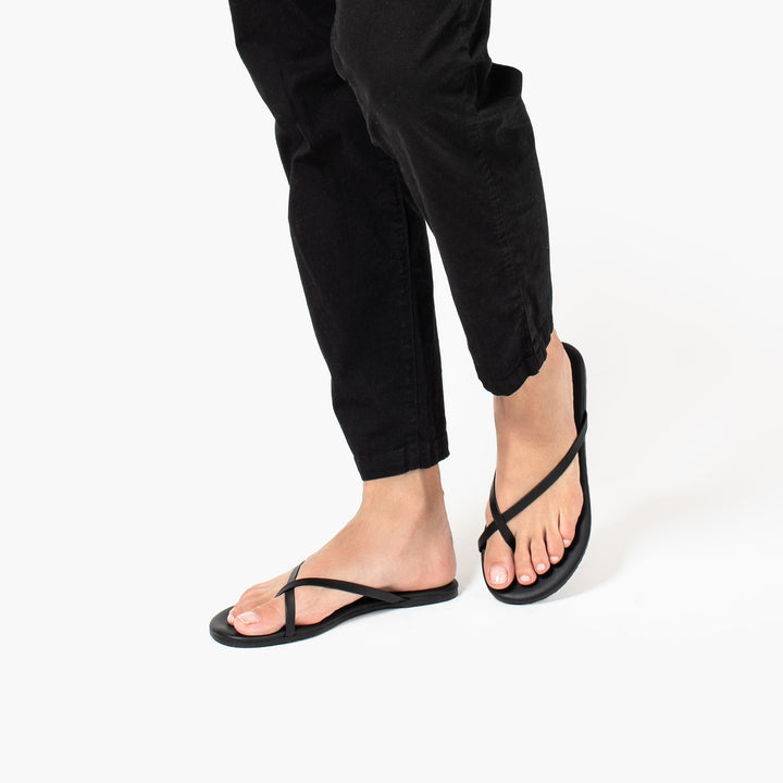 Black Riley | Sable Flip Flop