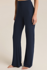 Light Gray Terrace Rib Pant Pant