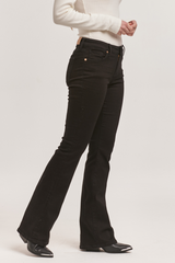 Dark Slate Gray Jaxtyn High Rise Bootcut Jeans | Black Olive Jeans