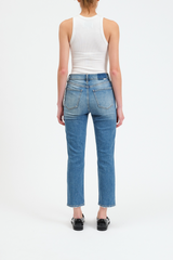 White Smoke Daily Driver High Rise Jeans | Text Me Jeans