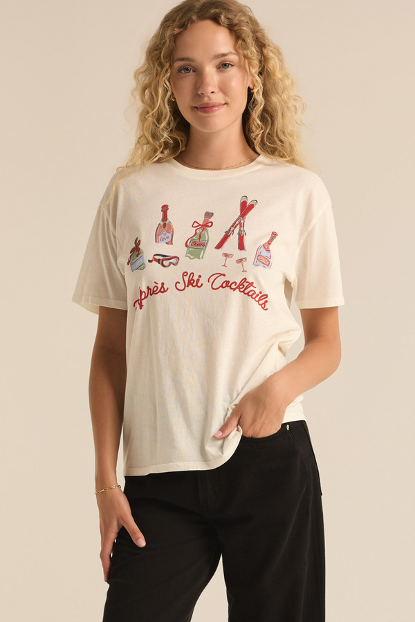 Wheat Ski Boyfriend Tee Graphic Tee