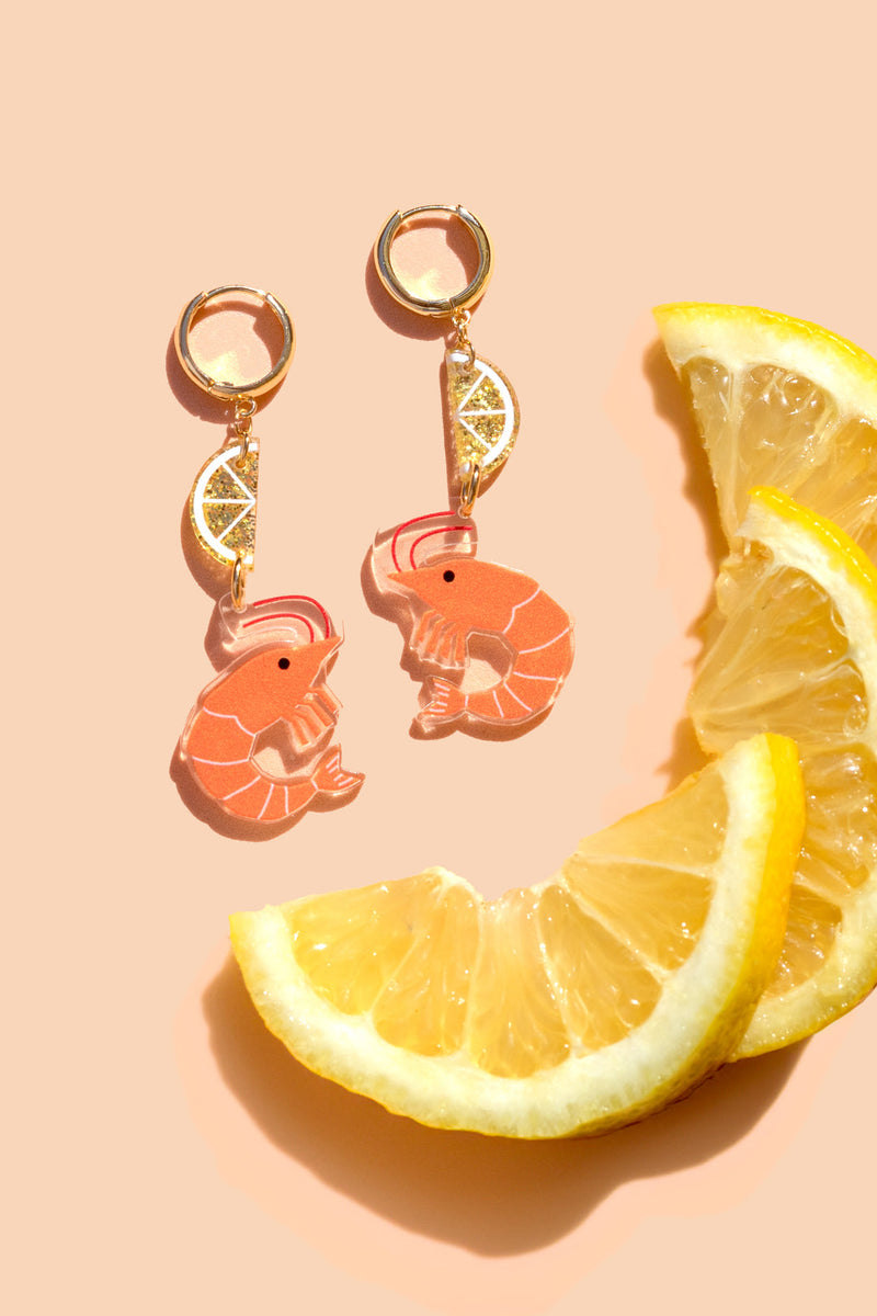 Peach Puff Peter + June Earrings Earring