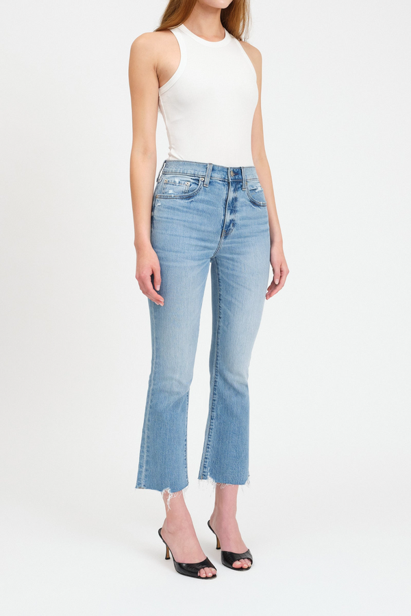 Lavender Shy Girl Crop Flare | Marina Vintage Jeans