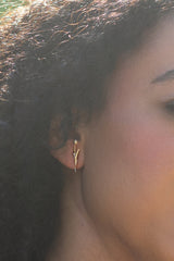 Dim Gray Peter + June Earrings Earring