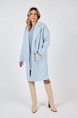 Light Gray Haley Open Coat Coats & Jackets