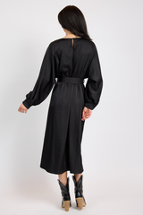 Black Mood Boost Midi Dress Midi Dress