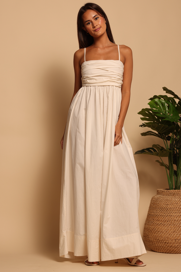 Tan Courtney Maxi Maxi Dress