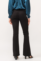 Beige Rosa Mid Rise Jean | Black Jeans