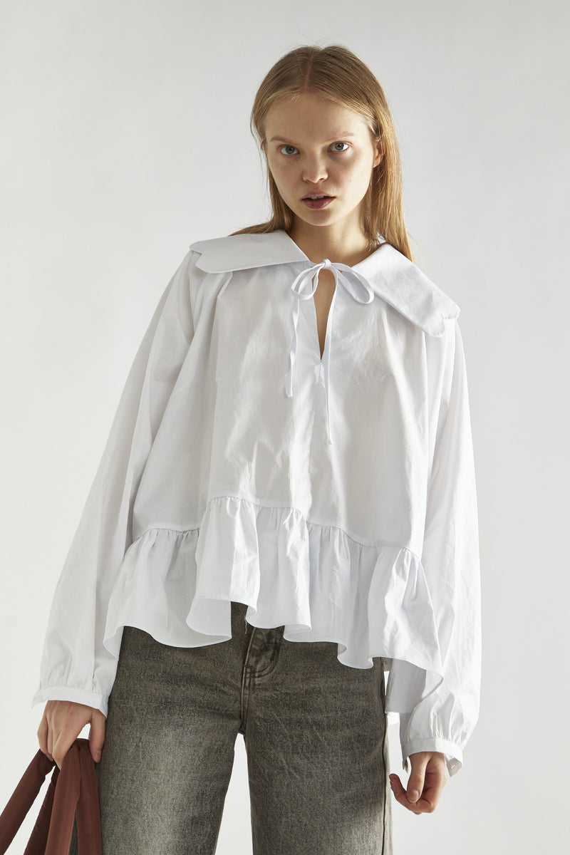 Light Gray Kate Blouse Blouse