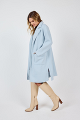 Light Gray Haley Open Coat Coats & Jackets