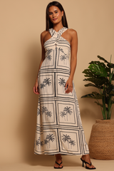 Rosy Brown Malia Maxi Dress Maxi Dress