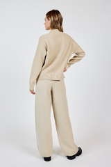 Light Gray Kelsie Knit Pants Pant