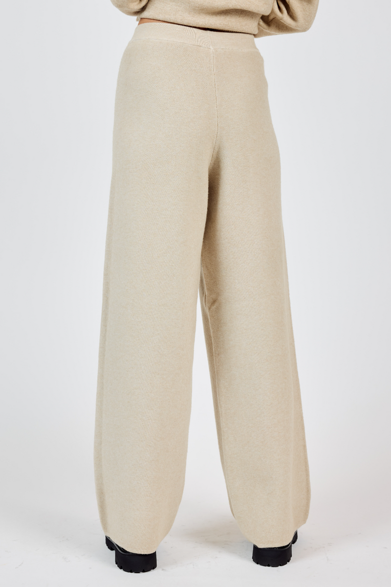 Light Gray Kelsie Knit Pants Pant