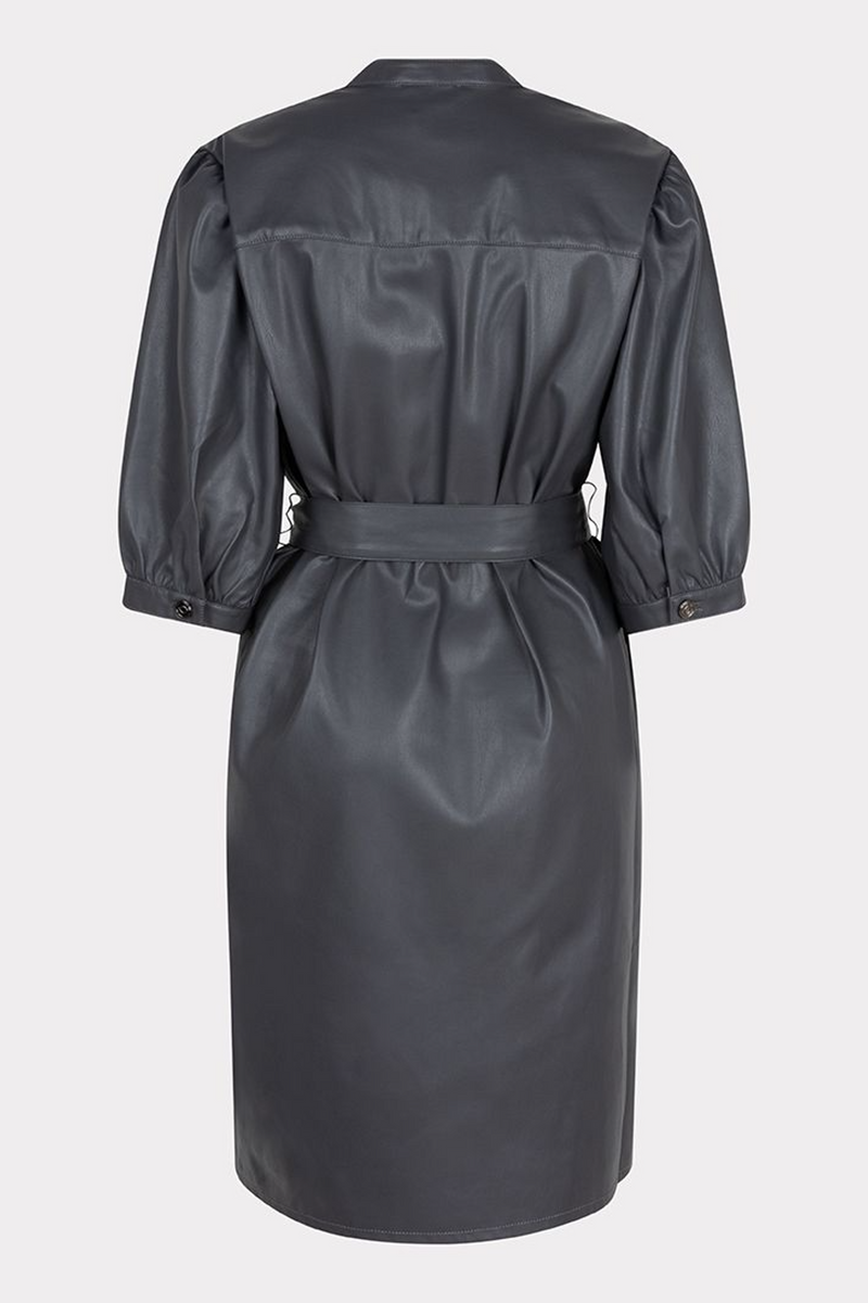 Dark Slate Gray Hudson Vegan Leather Dress Dress