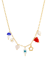 Wheat Whimsical Charm Necklace Necklace