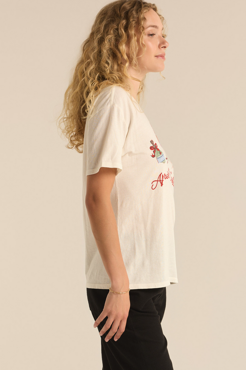 Wheat Ski Boyfriend Tee Graphic Tee